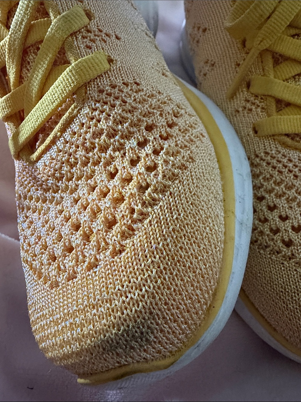 APL Techloom Pro W Knit Sneakers in Bright Yellow - Picture 5 of 5